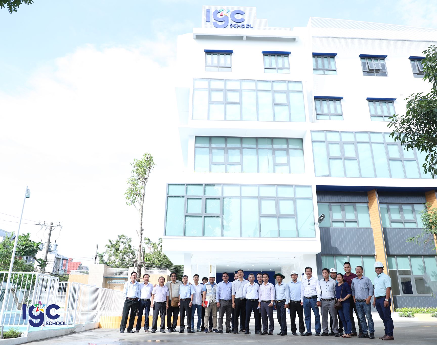 ĐOÀN CÔNG TÁC SỞ XÂY DỰNG TỈNH PHỐI HỢP KIỂM TRA NGHIỆM THU DỰ ÁN TRƯỜNG TH-THCS IGC BẾN TRE - GIAI ĐOẠN 2