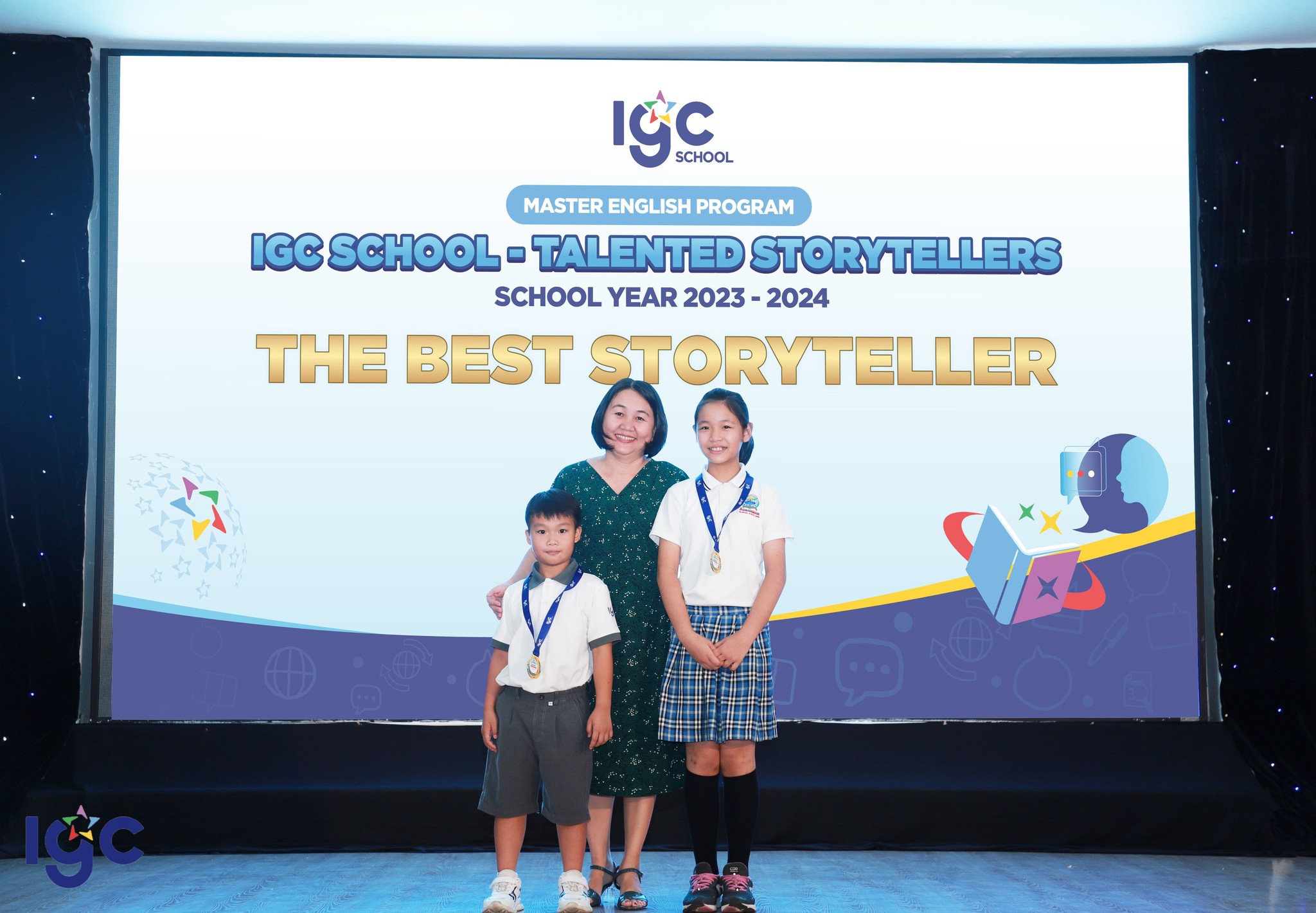 CHÚC MỪNG HỌC SINH IGC BẾN TRE XUẤT SẮC ĐẠT GIẢI TRONG CUỘC THI TÀI NĂNG KỂ CHUYỆN NHÍ IGC SCHOOL, NĂM HỌC 2023 - 2024