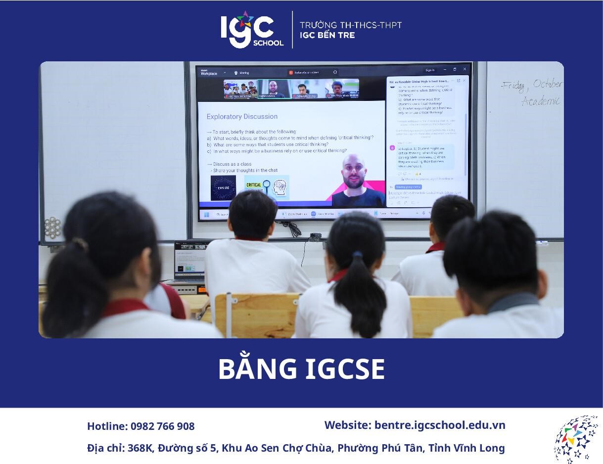 Bằng IGCSE: Tấm Vé Vàng Cho Hành Trình Du Học Và Hội Nhập