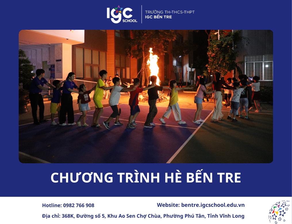 Chương trình hè Bến Tre – Học tập, trải nghiệm và phát triển toàn diện