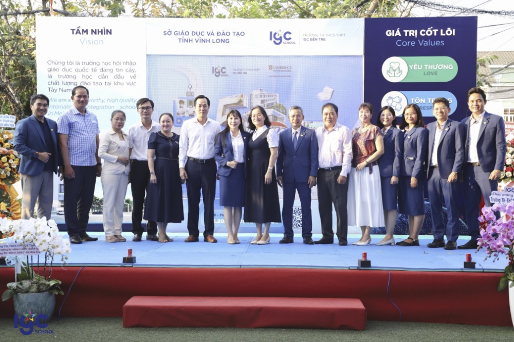 Trường TH-THCS-THPT IGC Bến Tre tổ chức kỷ niệm 5 năm thành lập, với chủ đề “5 năm kiến tạo - Hành trình tự hào”