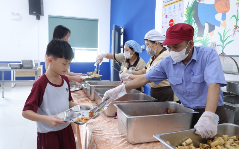 Chế độ bán trú trường cấp 1 tốt ở Bến Tre