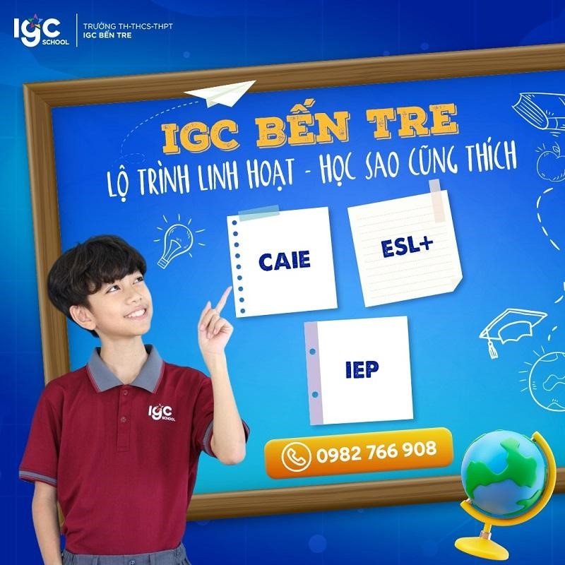 Chương trình Cambridge tại IGC Bến Tre lộ trình học linh hoạt, đa dạng