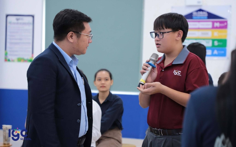 hoạt động tư vấn tại trường đào tạo từ lớp 1 đến lớp 12 IGC Bến Tre