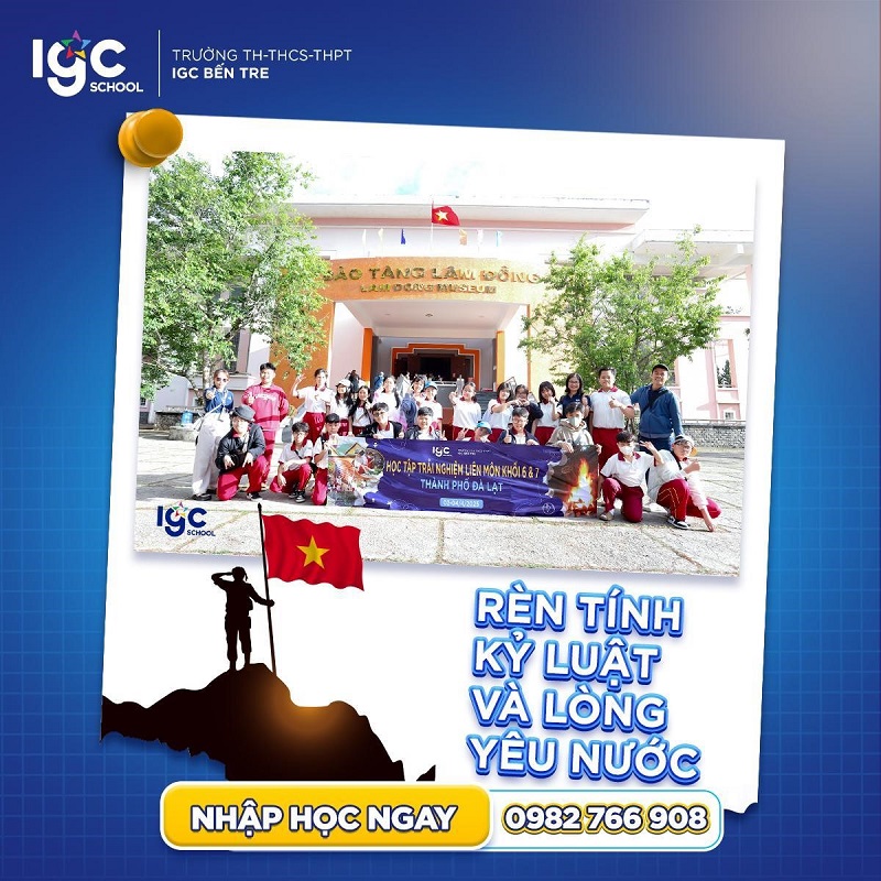 tuyển sinh IGC Bến Tre 2026 - 2027